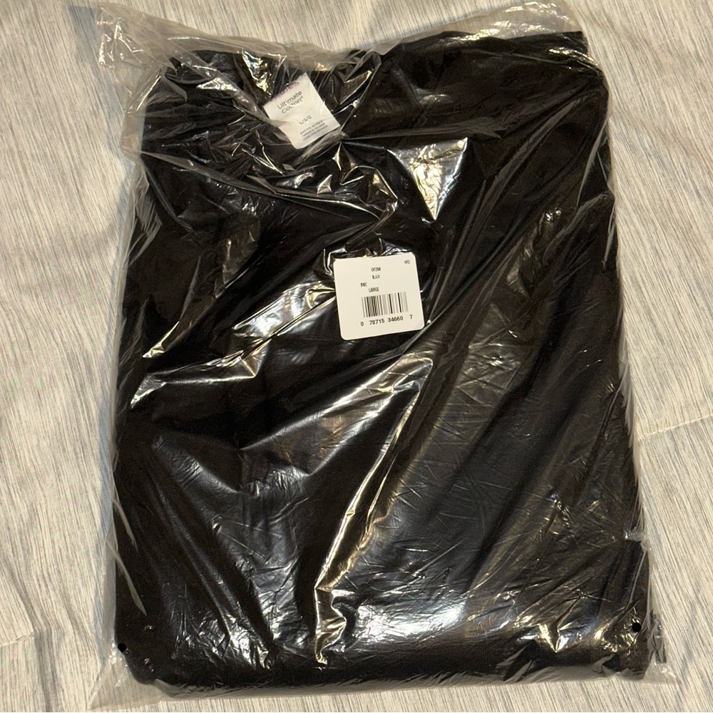 Hanes Men’s Sweatshirt - Black - Size Large - NWT